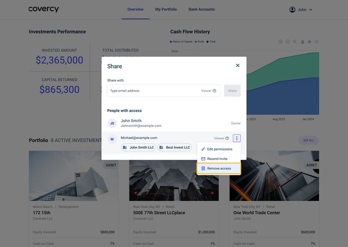 multiple investment entities