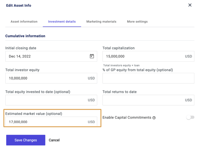 Net Asset Value